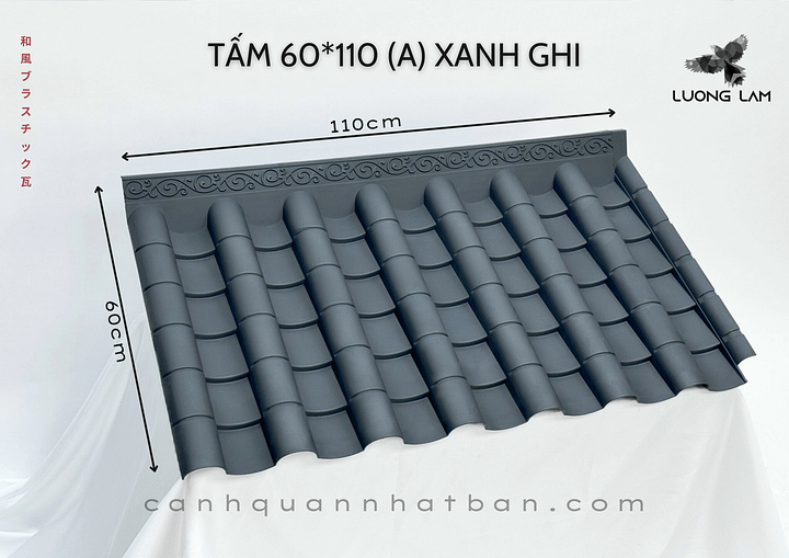 Japanese Style Plastic Tile Roof - 60A product image (1)