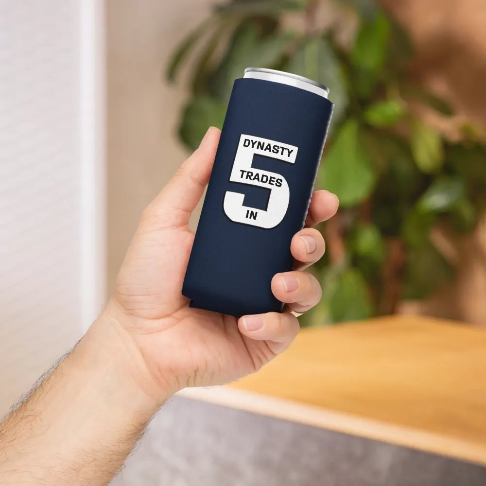 Copy of Dynasty Trades in 5 - Koozie (Slim Navy) product image (5)