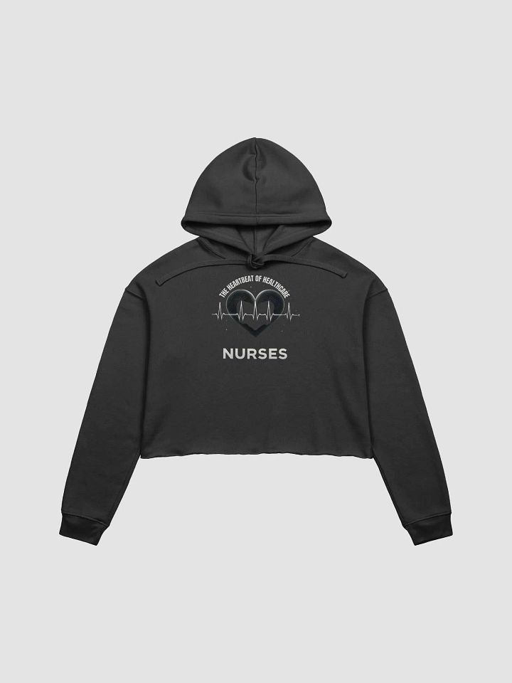 The Heartbeat Collection: Nurses Edition Crop Hoodie product image (1)
