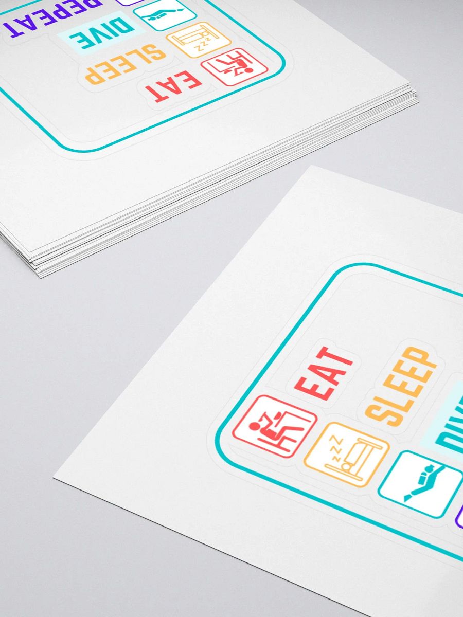 Eat Sleep Dive Repeat - Stickers product image (4)