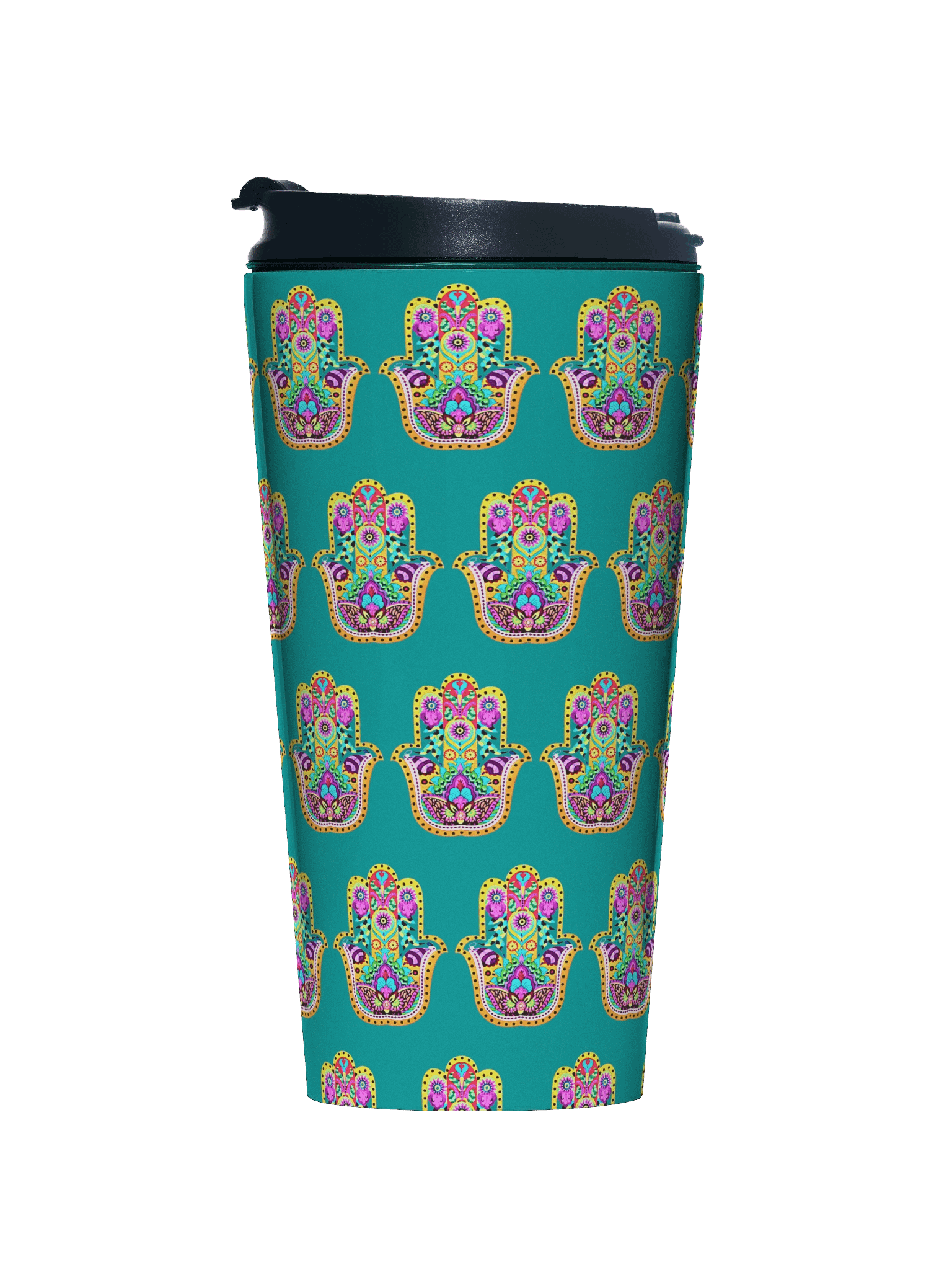 Radiant Hamas Bloom - Stainless Steel Travel Mug product image (1)