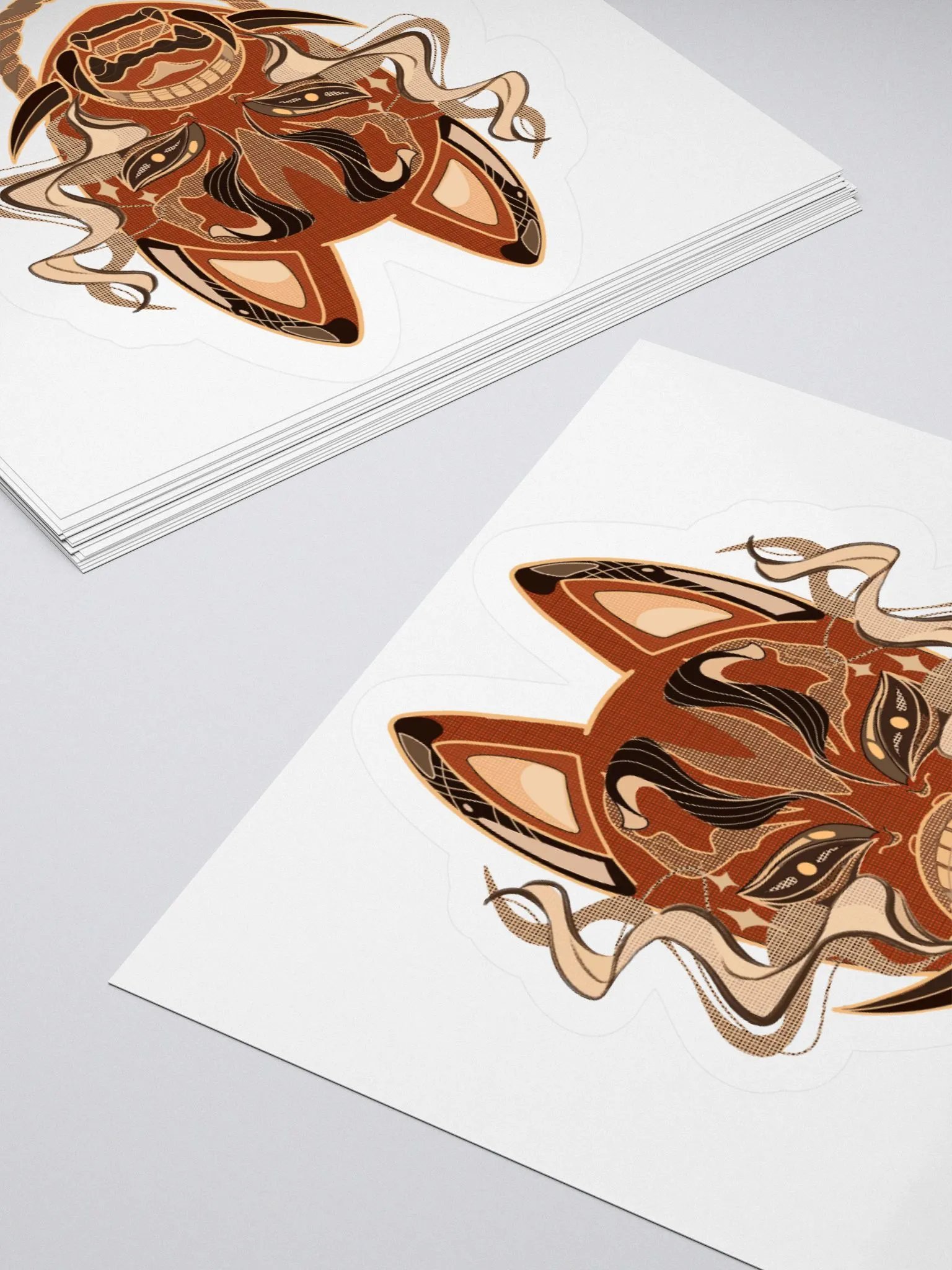 Geometric Dog Head Sticker product image (4)