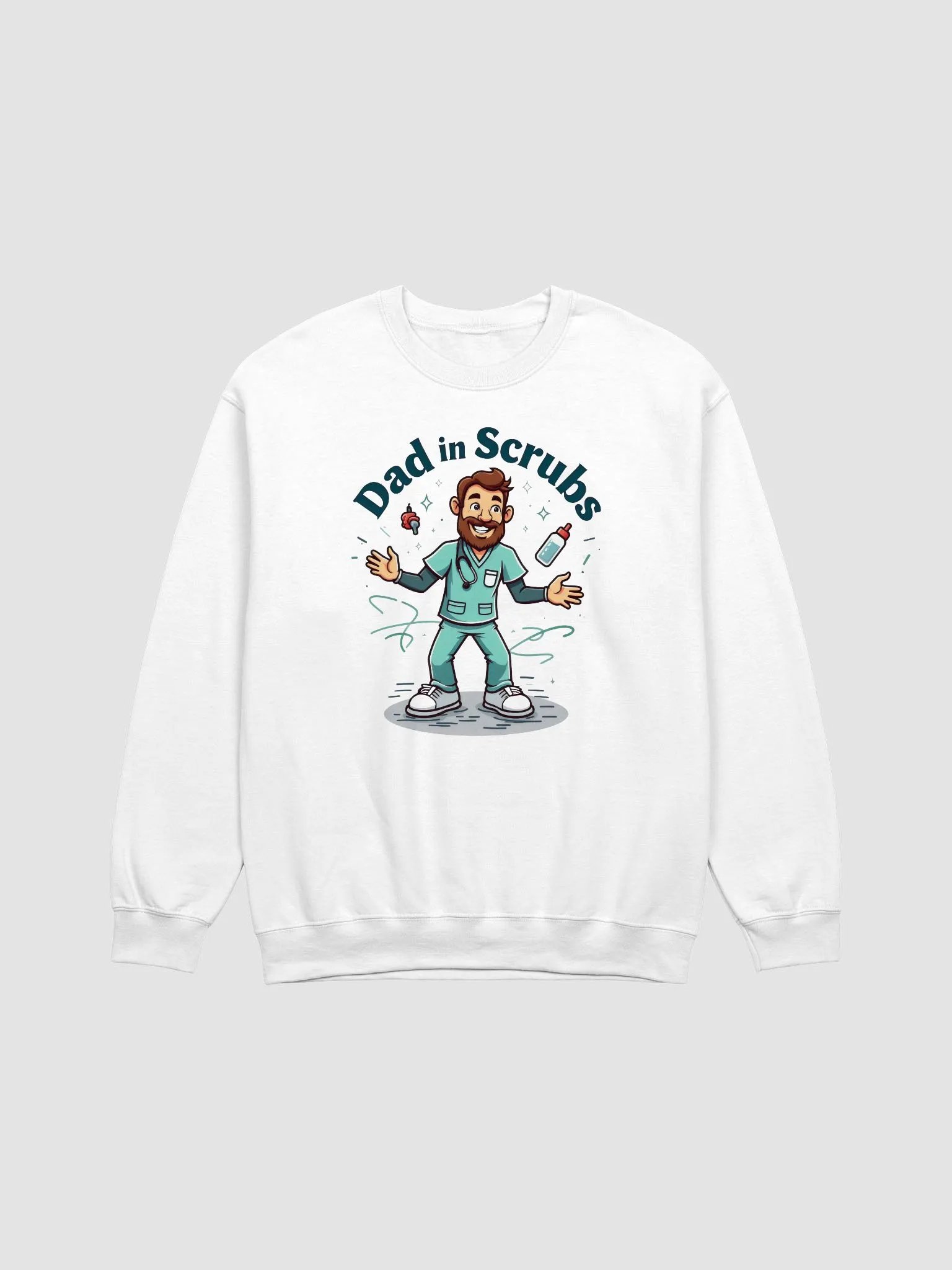 Dad in Scrubs Juggling Joy Sweatshirt product image (4)
