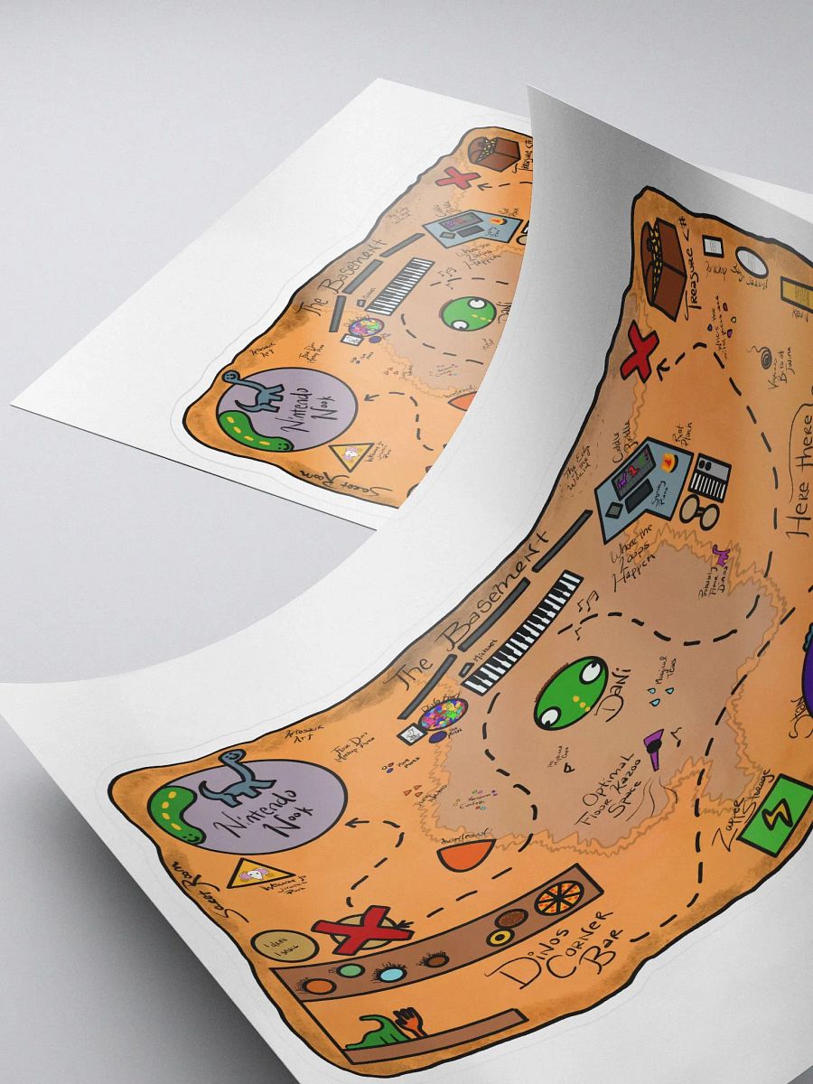 Basement Map Sticker product image (4)