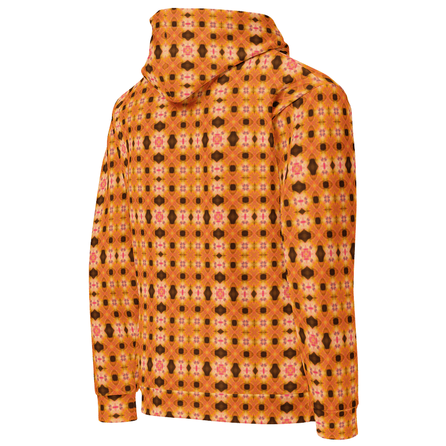 Solar Bloom – Ember Grid Edition Unisex Hoodie product image (5)