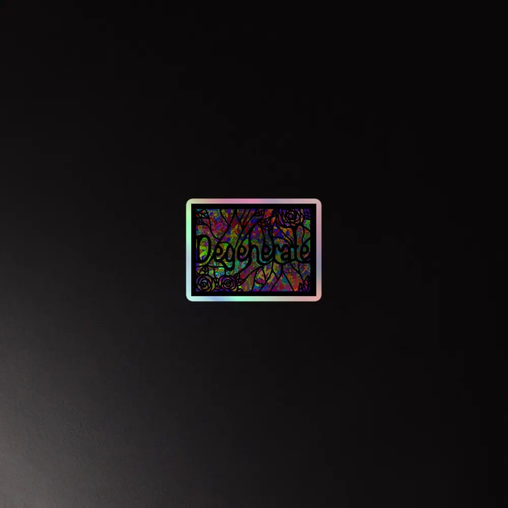 Degenerate Dreams Holographic Sticker Sheet product image (4)