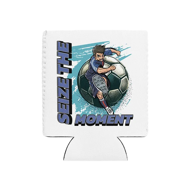 Seize The Moment Soccer Dynamic Can Cooler product image (2)