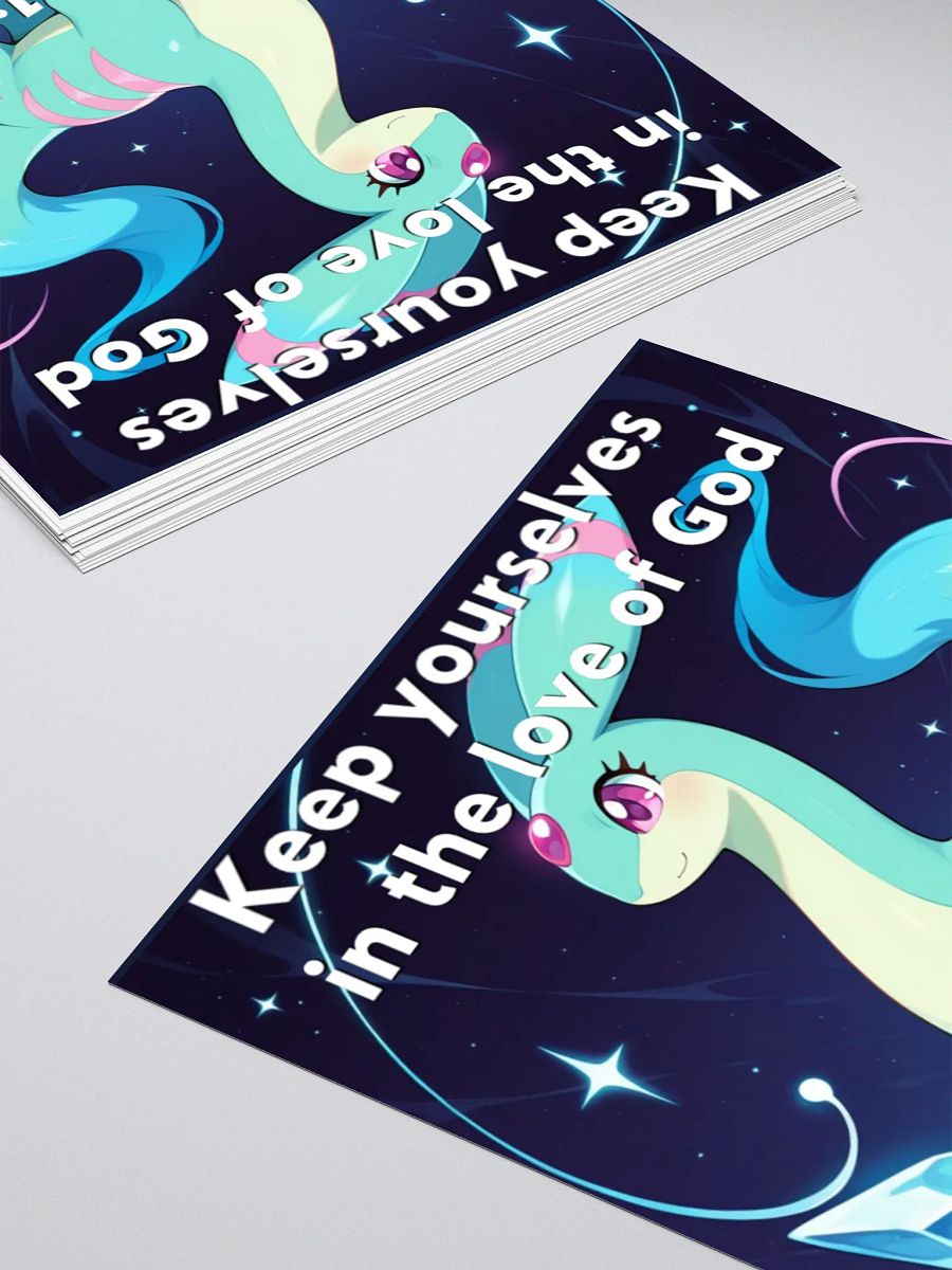 Bible Cuties Sam - Keep yourselves in the love of God Sticker product image (7)