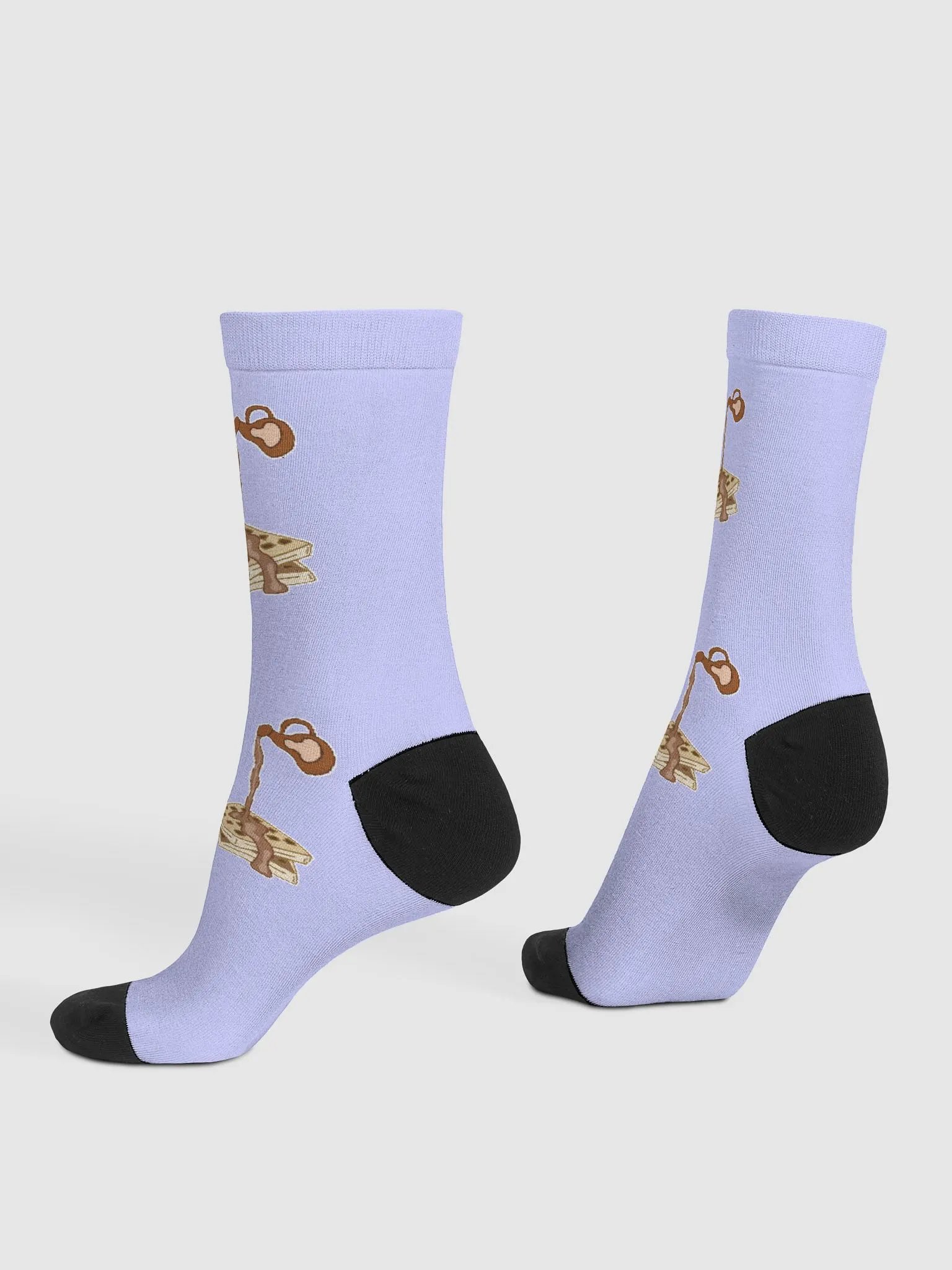 Skull LOVES Waffles Socks product image (4)