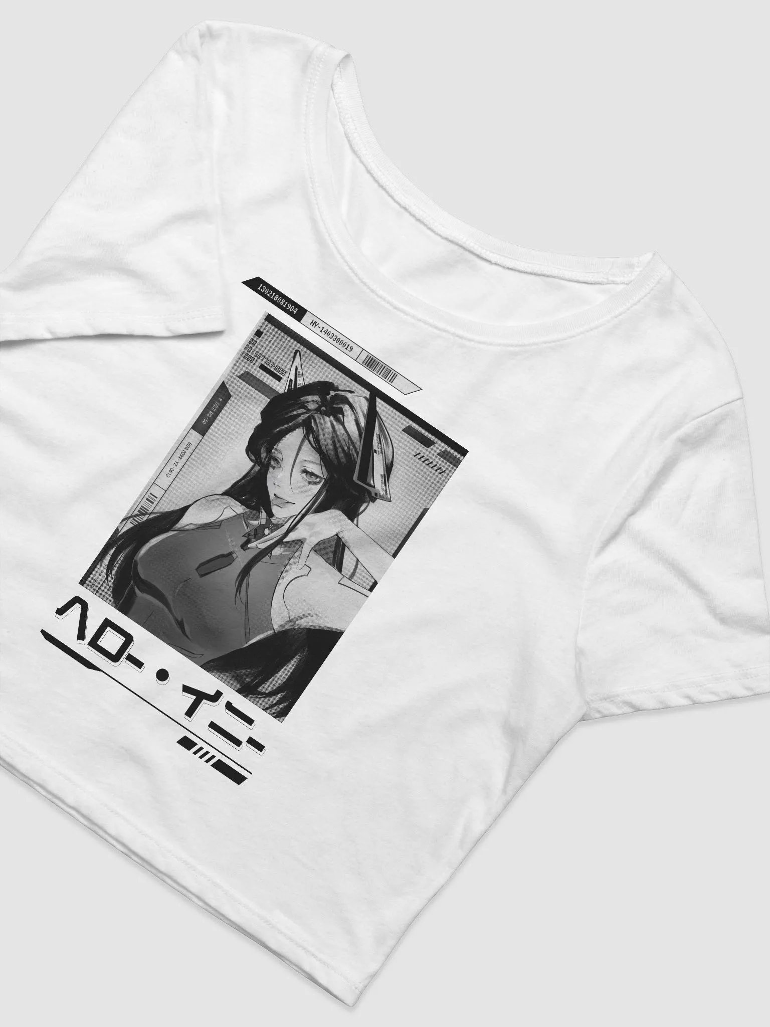 Zaku Phantom Crop Top - White product image (1)
