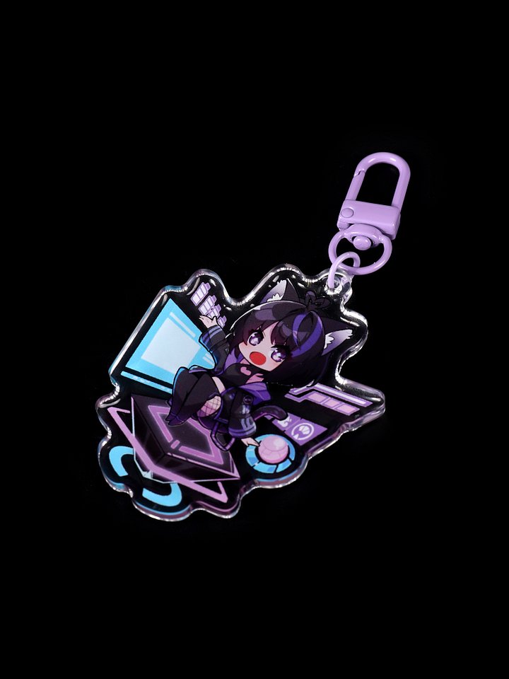 Chibi Karmunism 2.5" Acrylic Keychain product image (1)