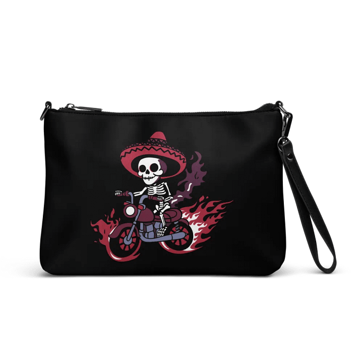 Bone to be Wild Flip-Sided Faux Leather Crossbody Bag product image (1)