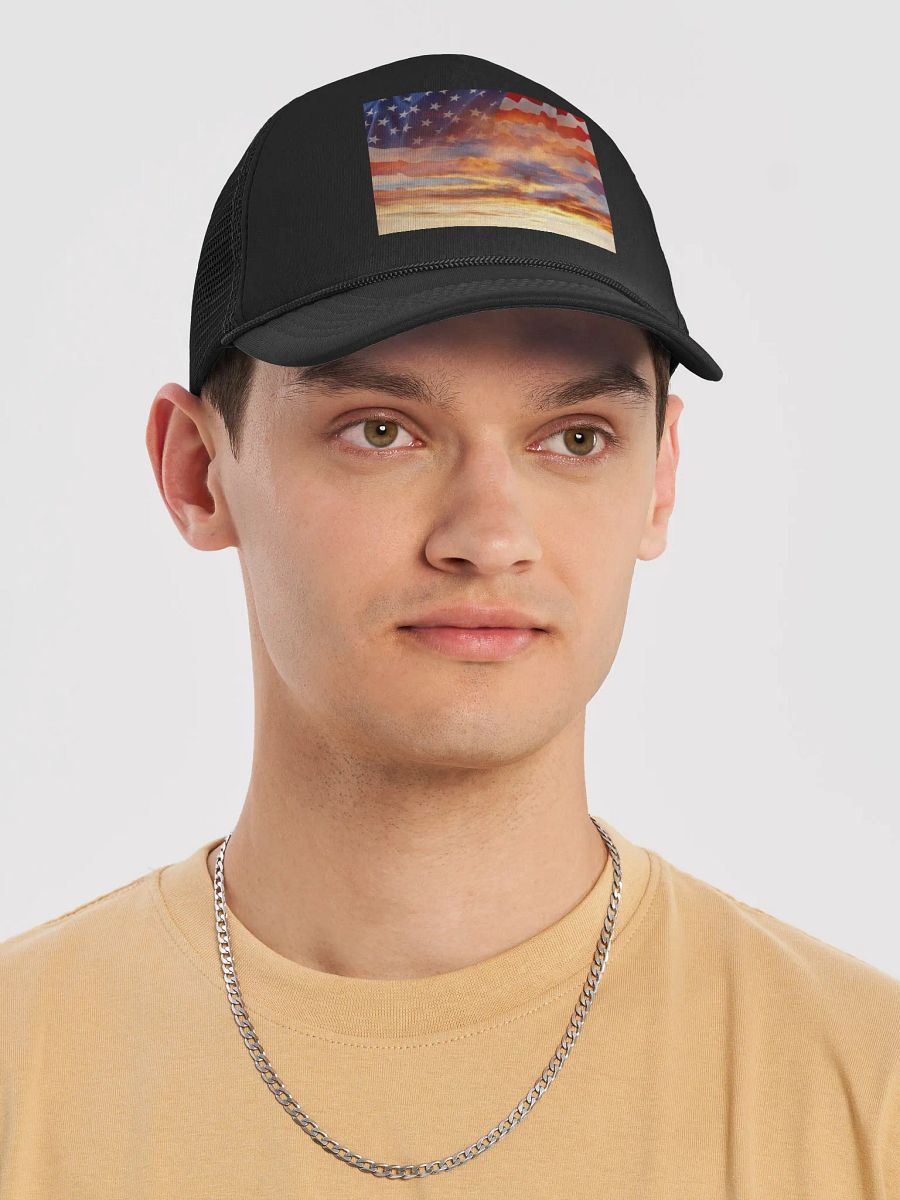 Patriotic Foam Trucker Hat product image (5)