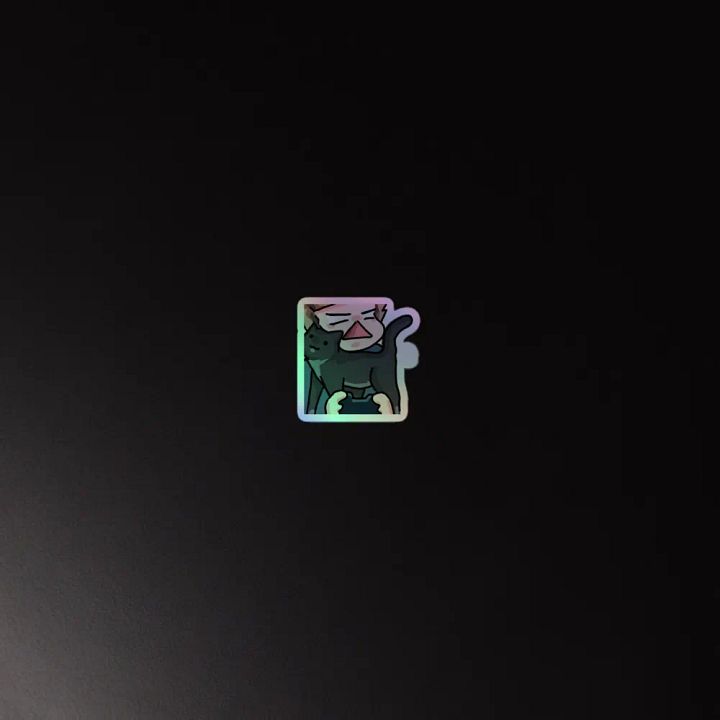 Nellie Distraction Holographic Emote Sticker product image (4)