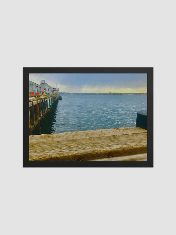 Pier water Framed photography Poster product image (1)