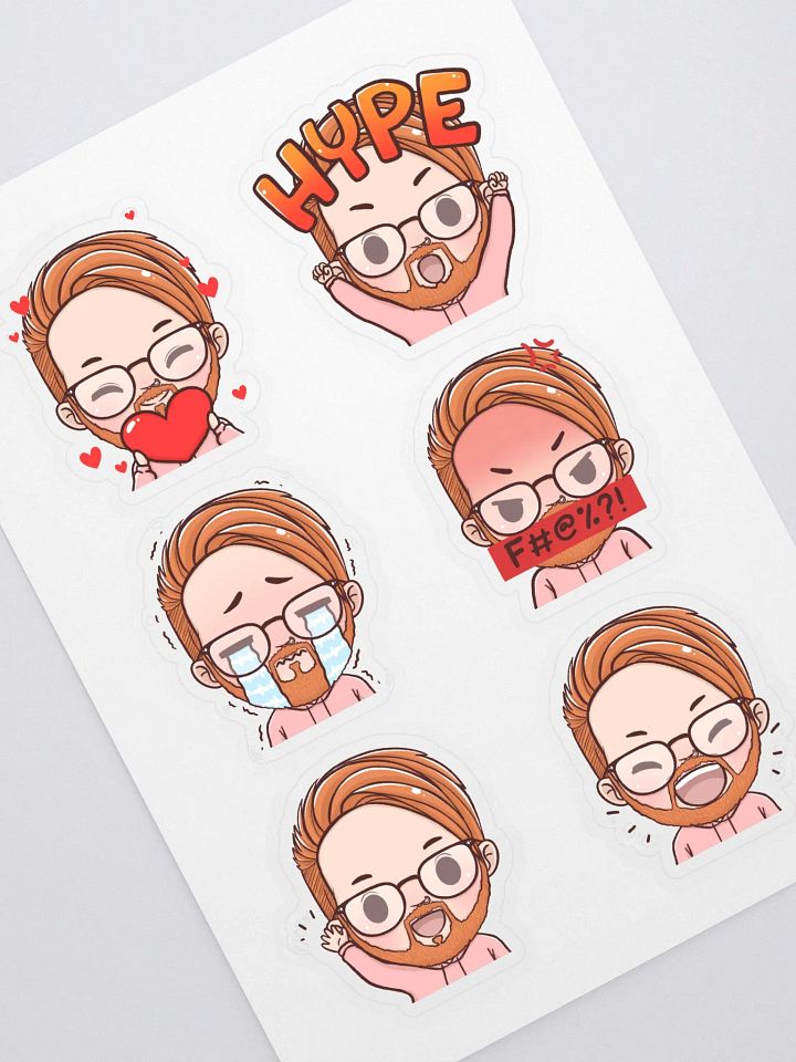 Emote Extravaganza Sticker Sheet product image (1)