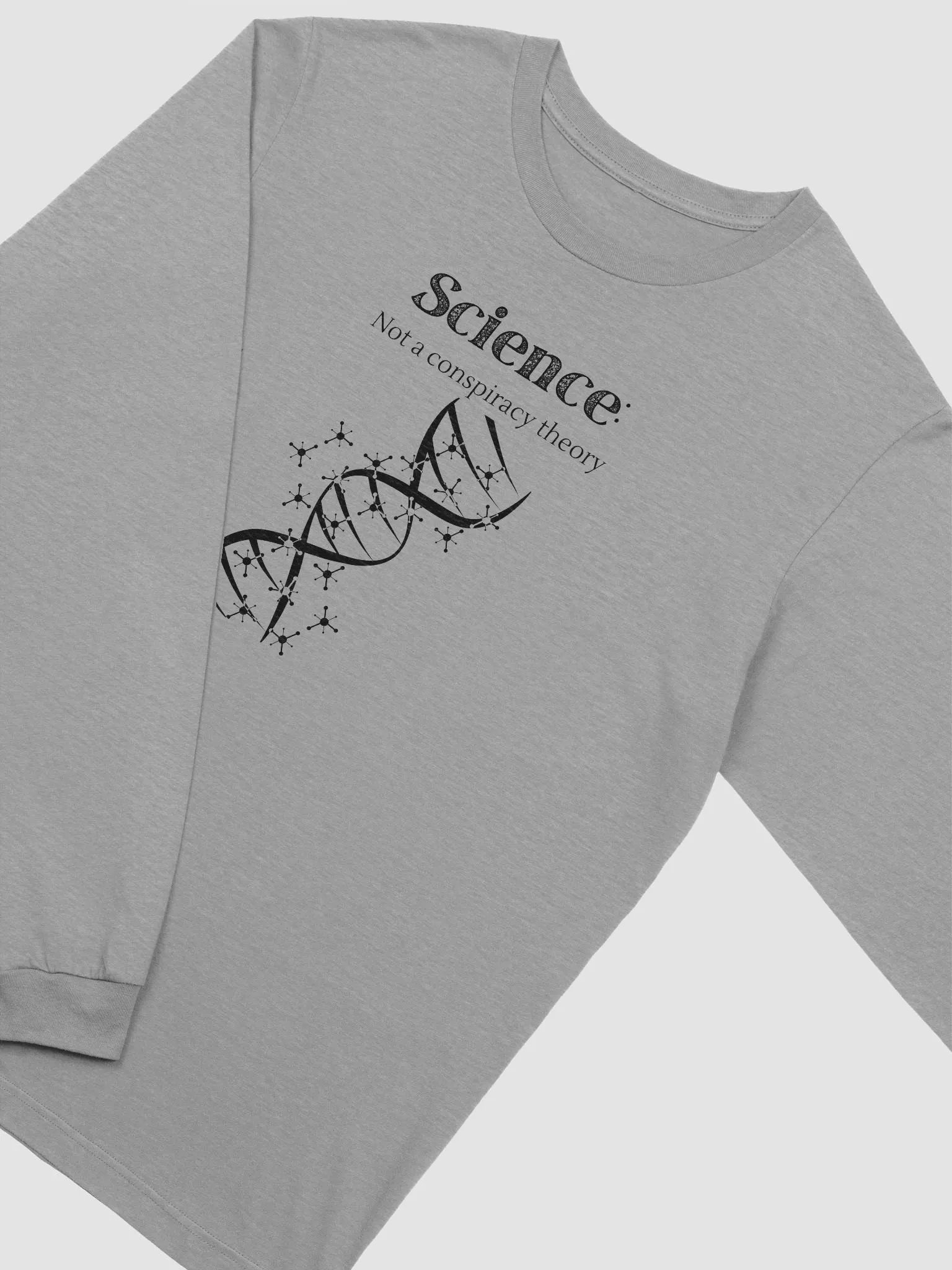 Long Sleeve Tee - Science is not a Conspiracy Theory product image (3)