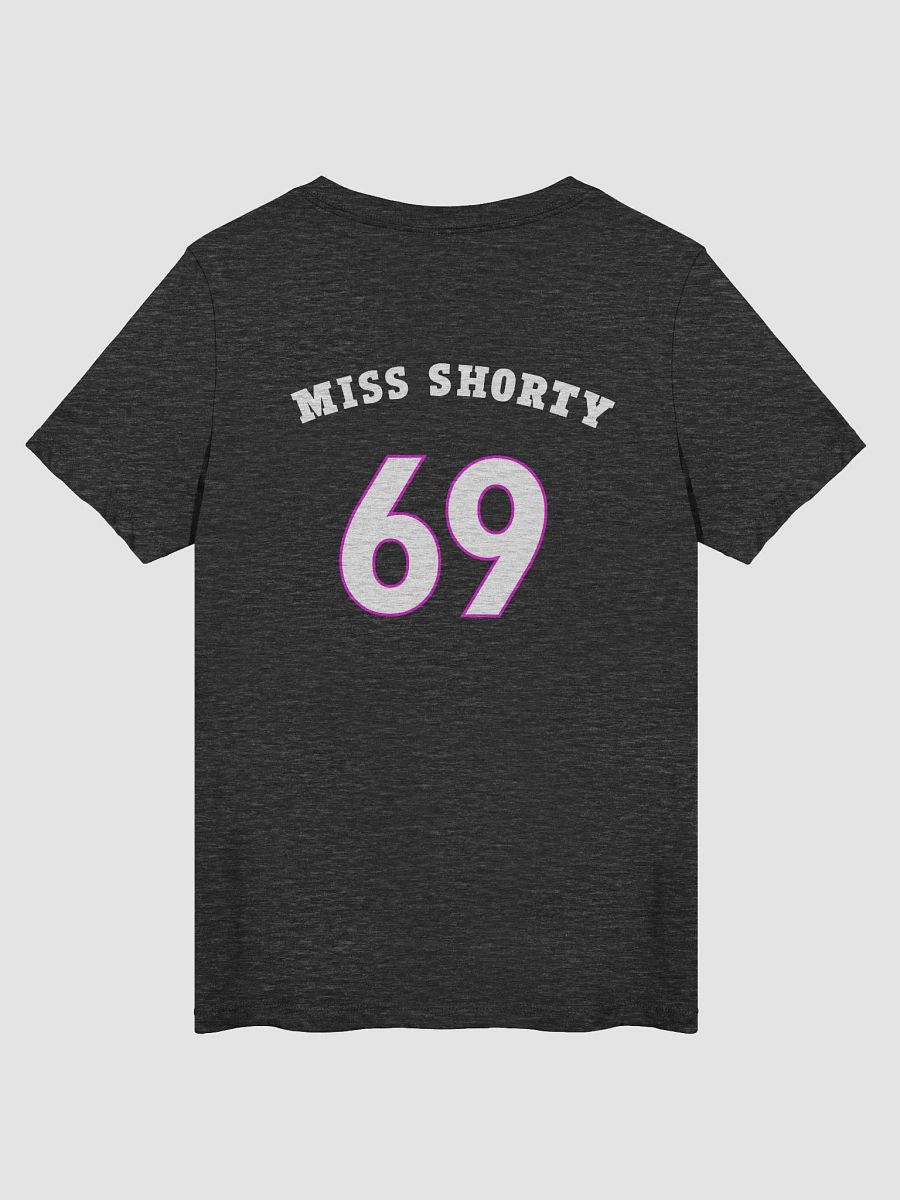 Mysterious Miss Shorty with 69 on back V-Neck Tee product image (2)