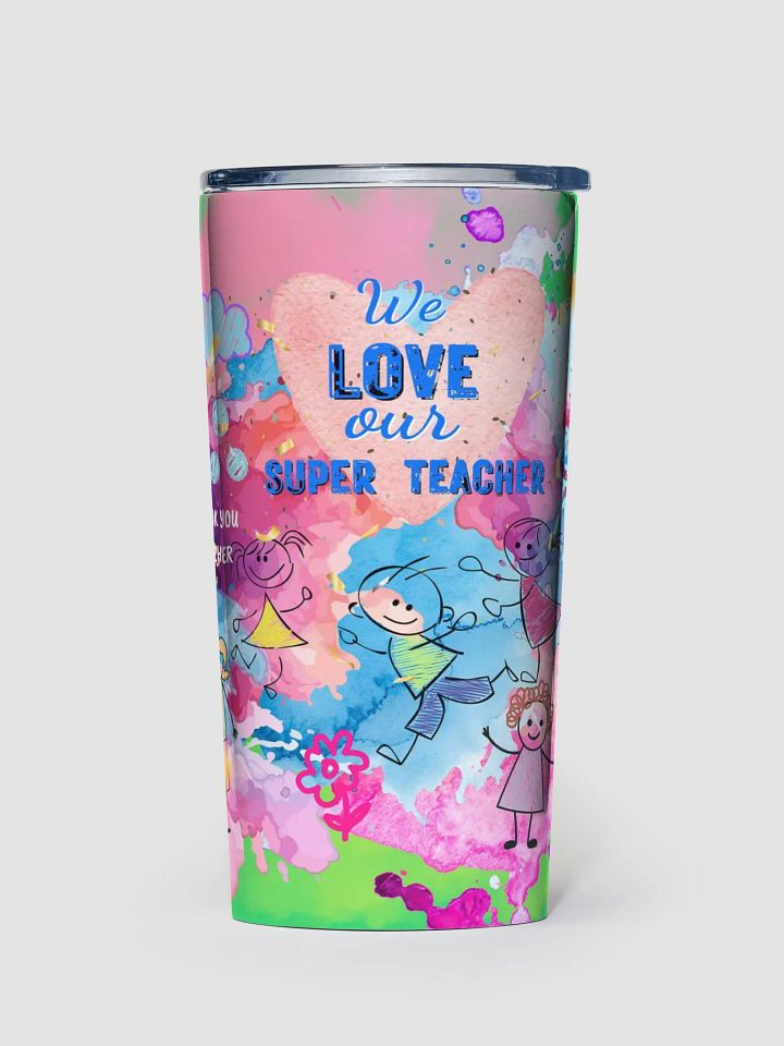 Super Teacher thank you Tumbler gift from parents to favourite teacher product image (1)