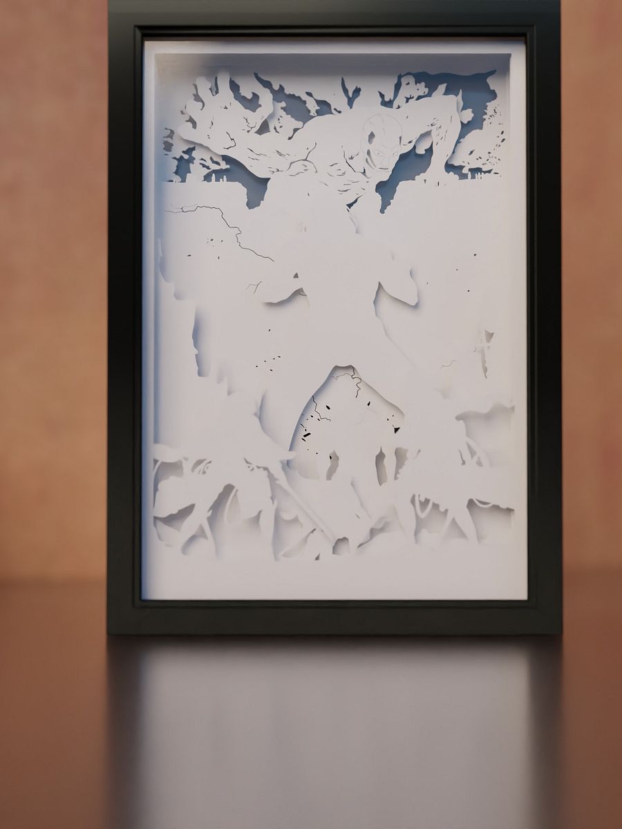 Attack On Titan Light Box DIY Templates (2 in 1) - (PDF + SVG + DXF) + Video Tutorial product image (7)