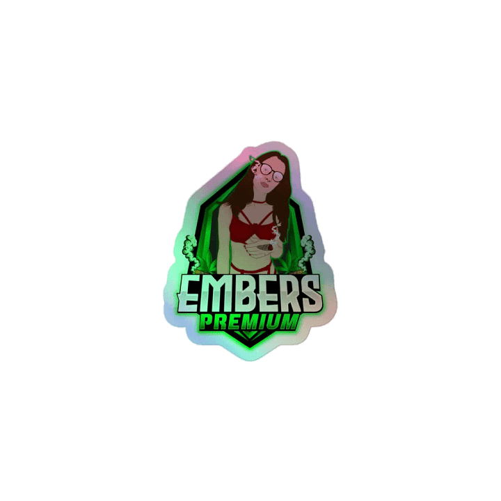 EMBERS PREMIUM Green Holographic Sticker Set product image (1)