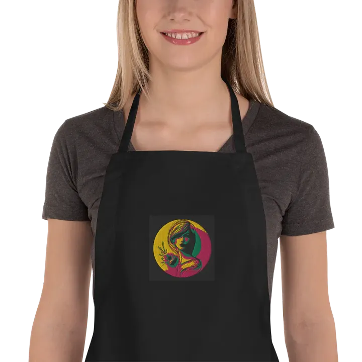 Embroidered Cooking Apron – Elevate Your Culinary Style! product image (1)
