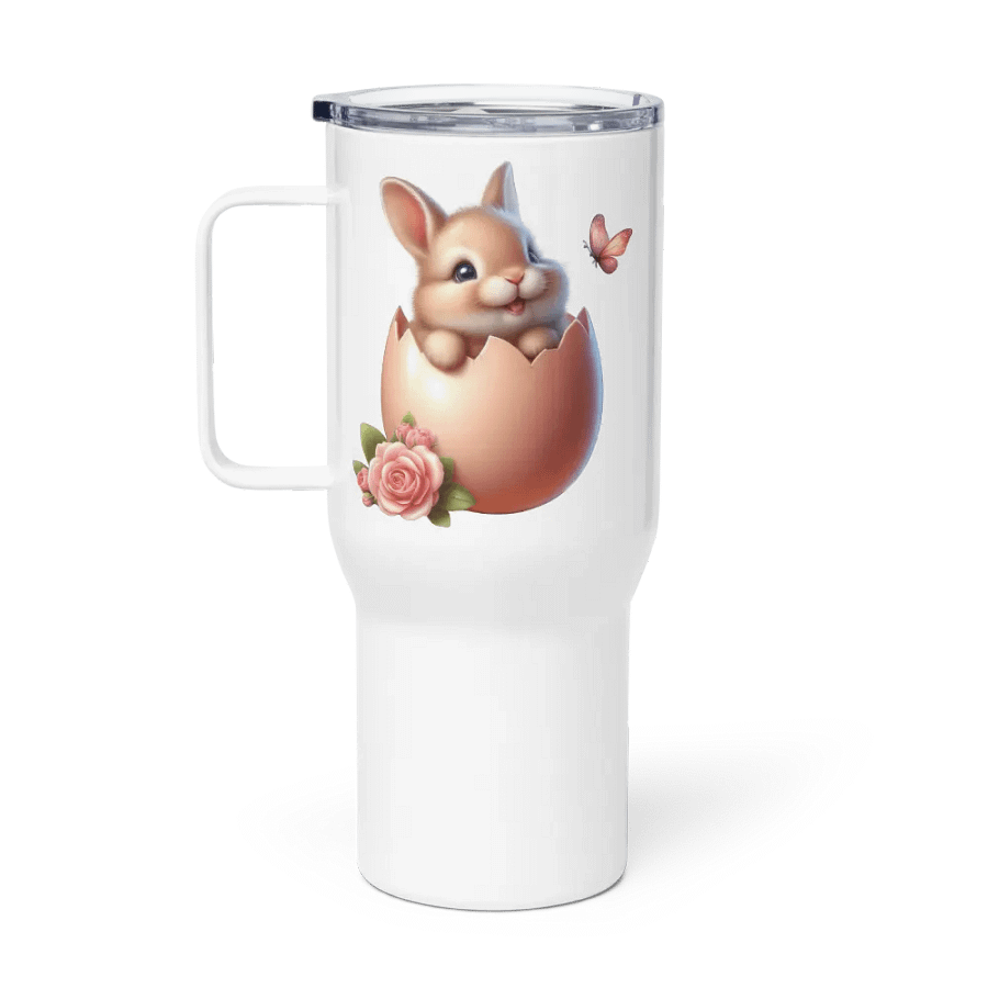 Bunny Easter Egg - Travel Mug w/ Handle product image (1)