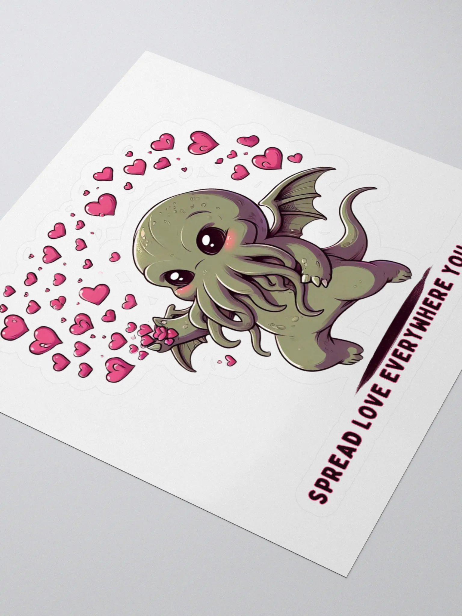 Spread Love Cthulhu Sticker! product image (3)