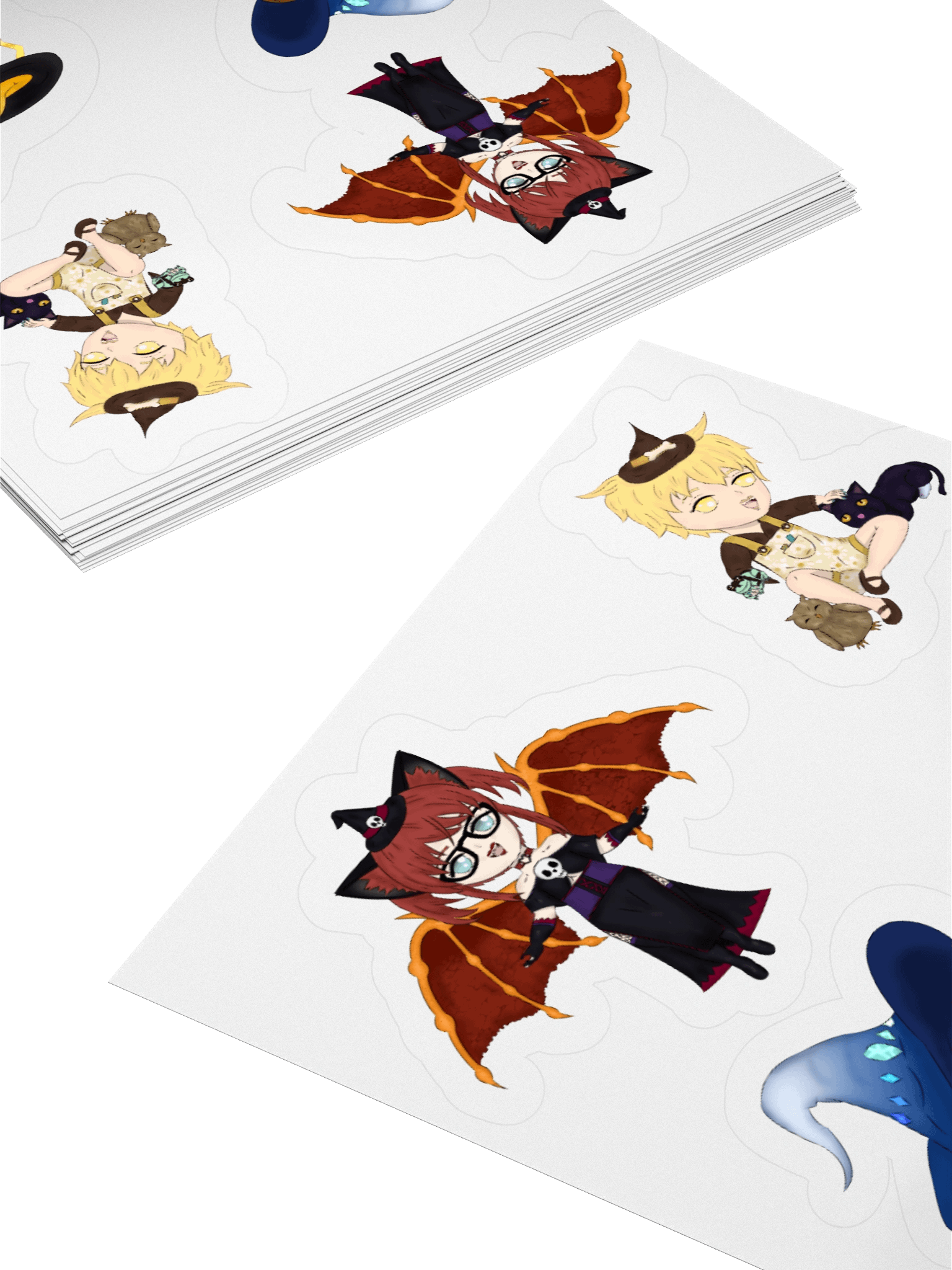 Witch Sticker Set | Choco, Puddin, Yuuki, Aidan product image (14)