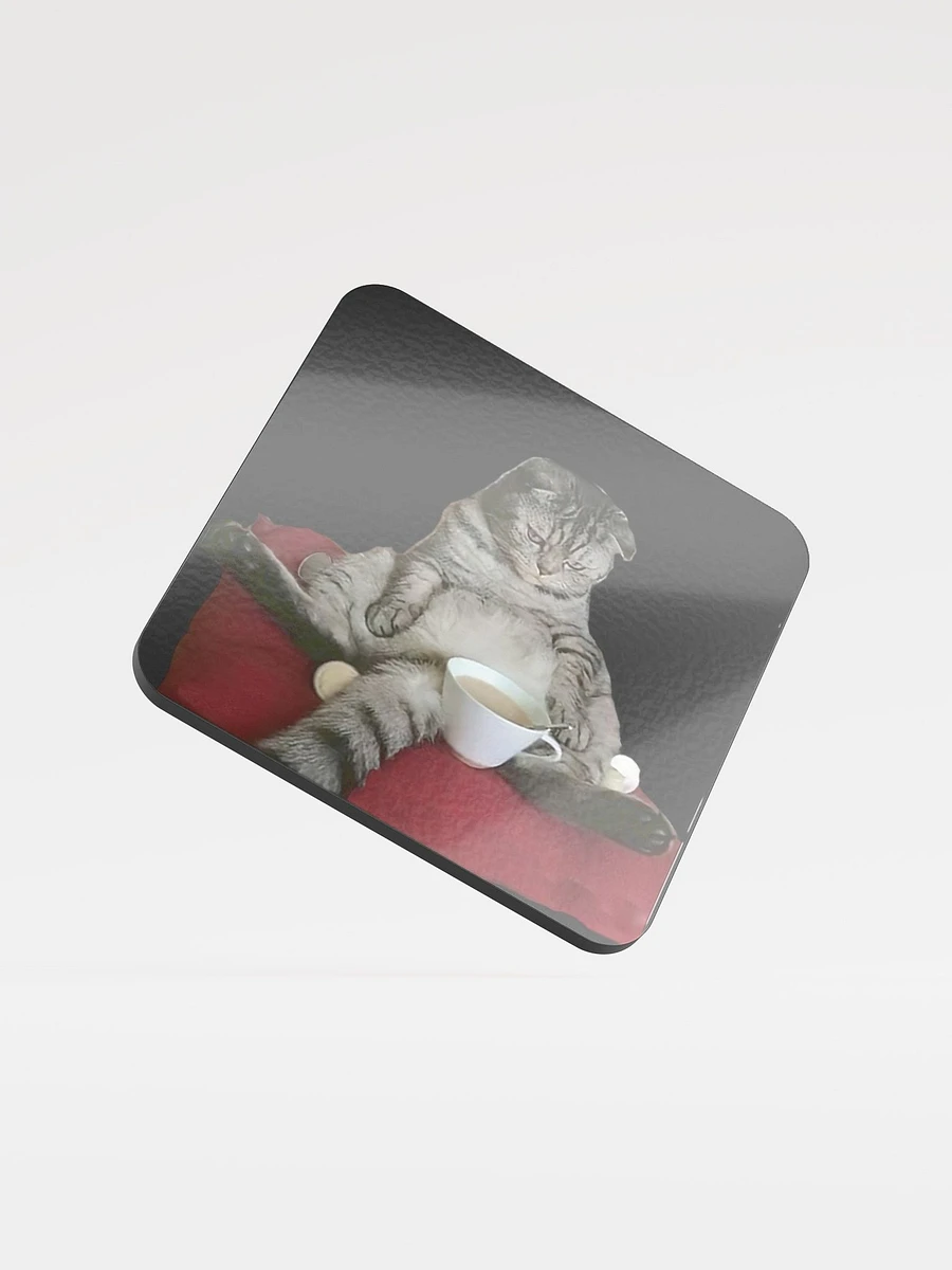 Glossed Cork Coaster: Meme Cats product image (1)