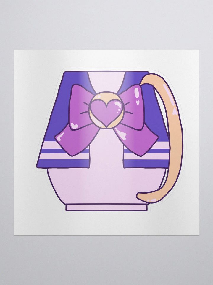 Sailor Collar & Bow Mug Sticker product image (1)