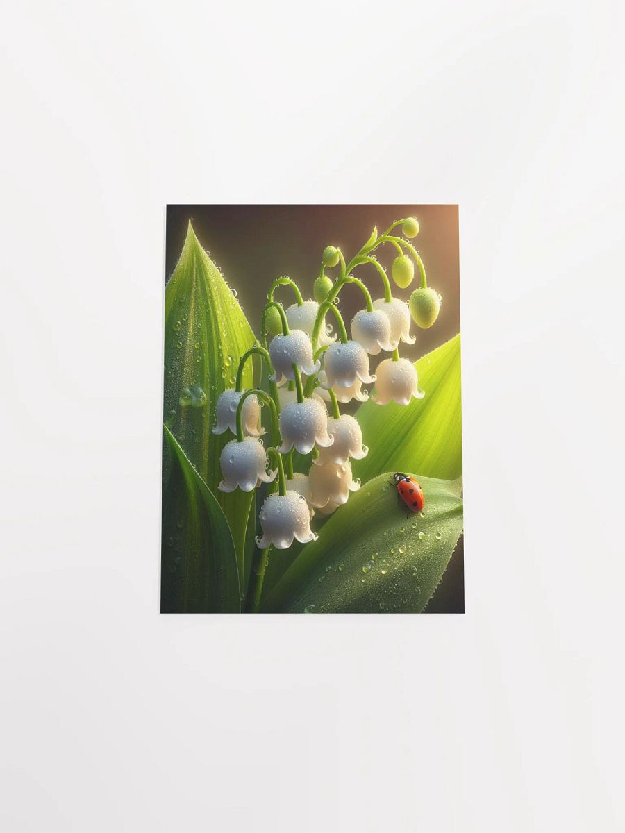 Delicate Lily of the Valley - Enchanting Nature Poster product image (5)