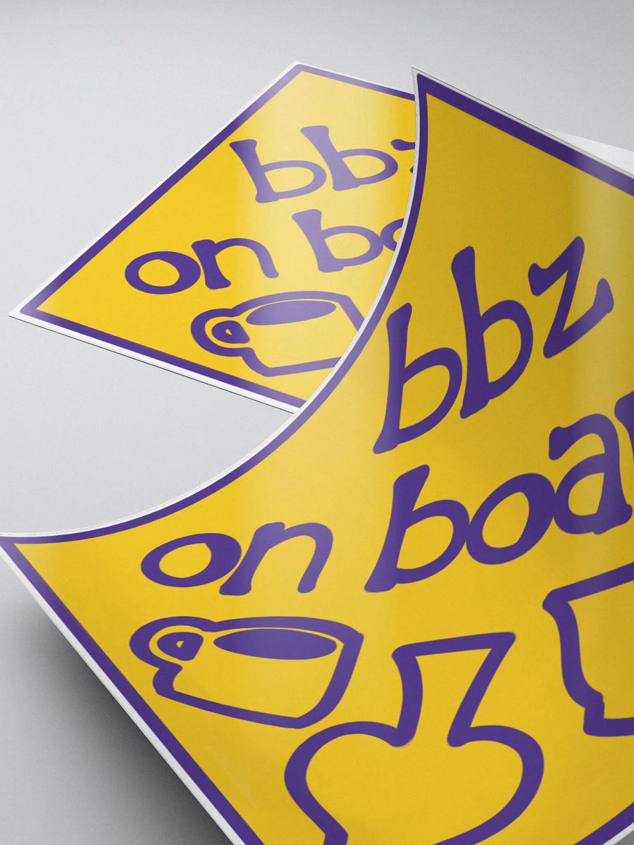 Bbz On Board - Pottery Sticker product image (4)