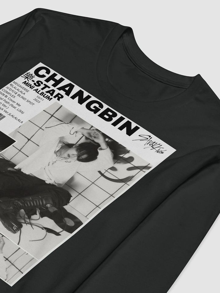 Changbin from Stray Kids Unisex Long Sleeve T-shirt product image (1)