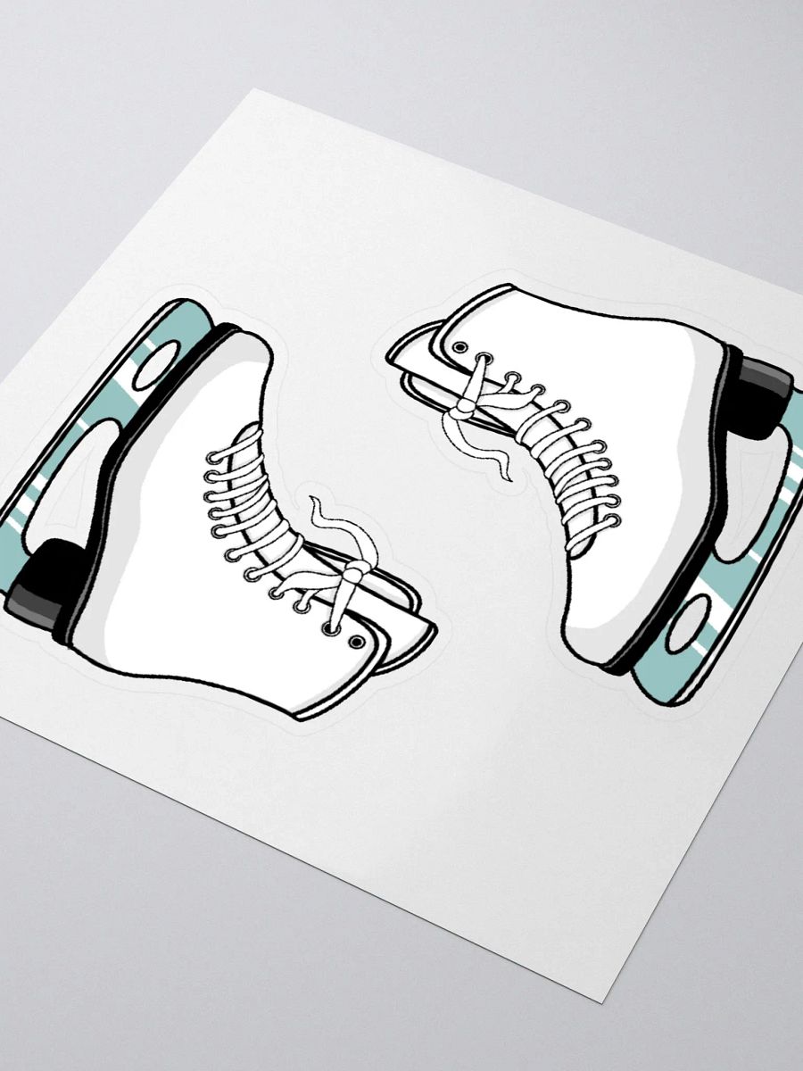 White Ice Skates Sticker Set product image (3)