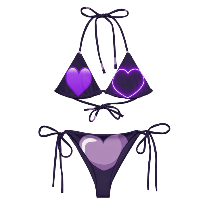 PURPLE HEARTS BIKINI product image (2)