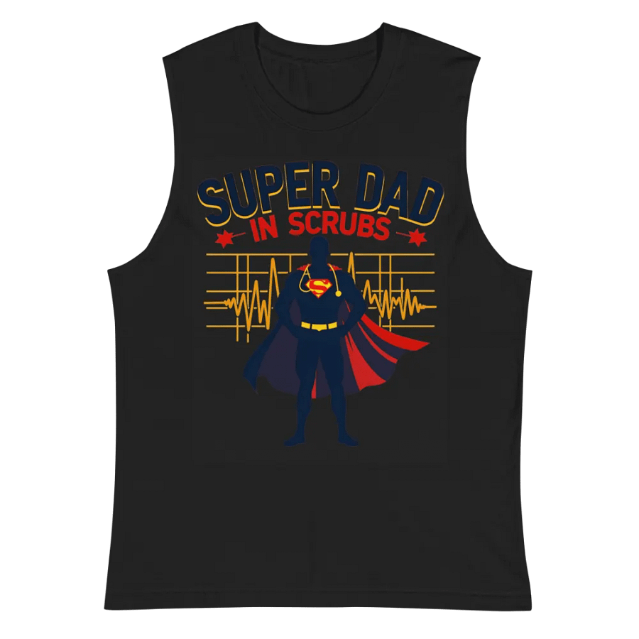 Super Dad in Scrubs Muscle Tank product image (3)