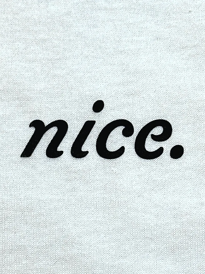 Nice. Classic White Tee product image (2)