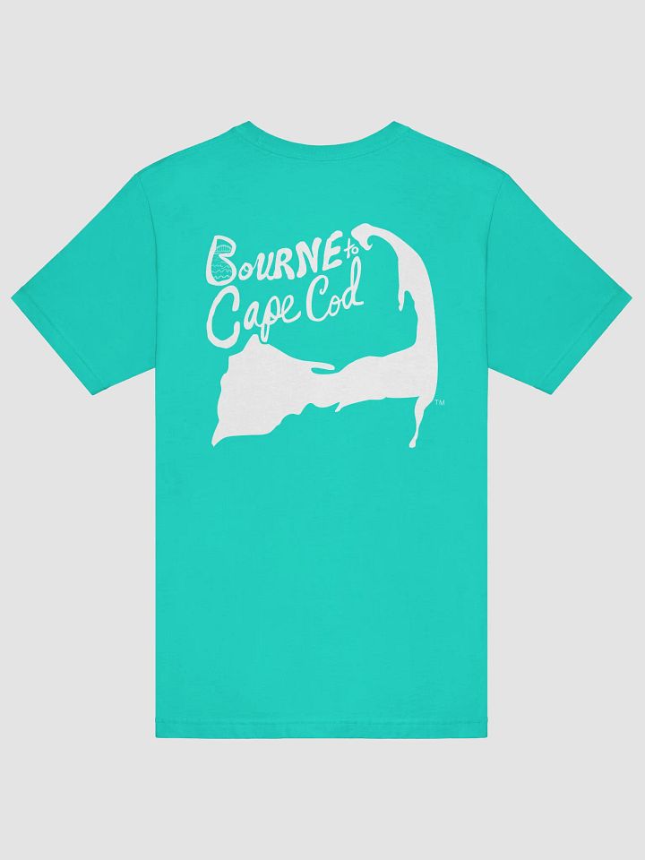 Women's | BOURNE to Cape Cod™ | Supersoft T-Shirt by Bella+Canvas | White Logo on Bright Colors product image (14)