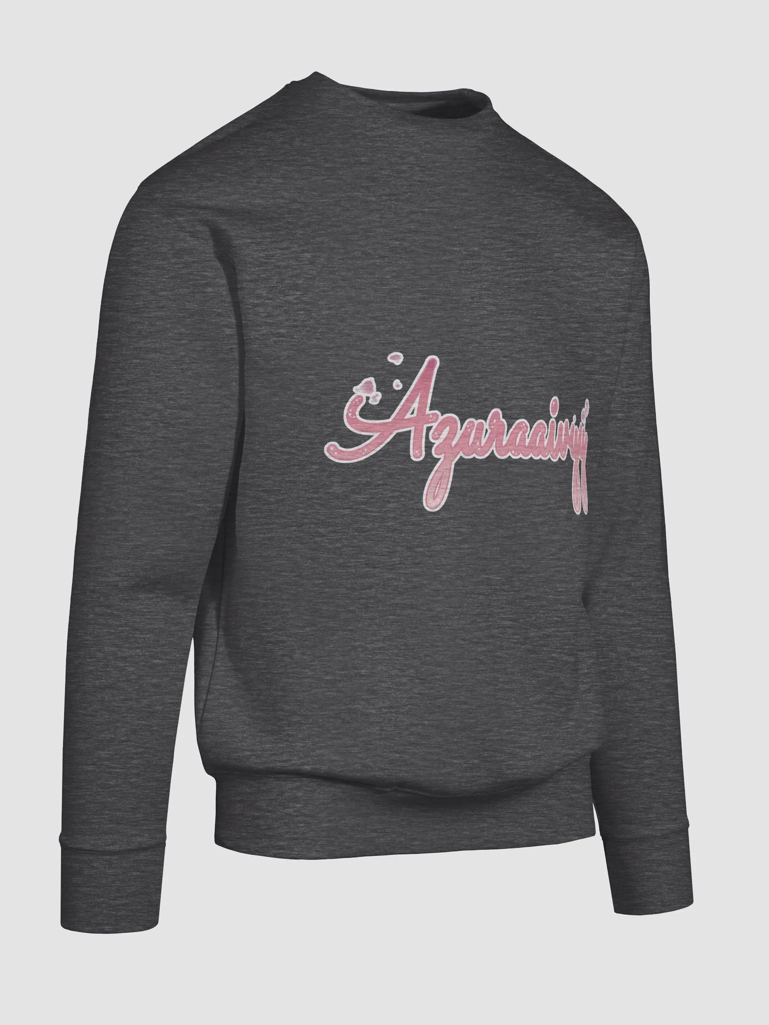 Azuraairy Pink Cursive Sweatshirt product image (10)