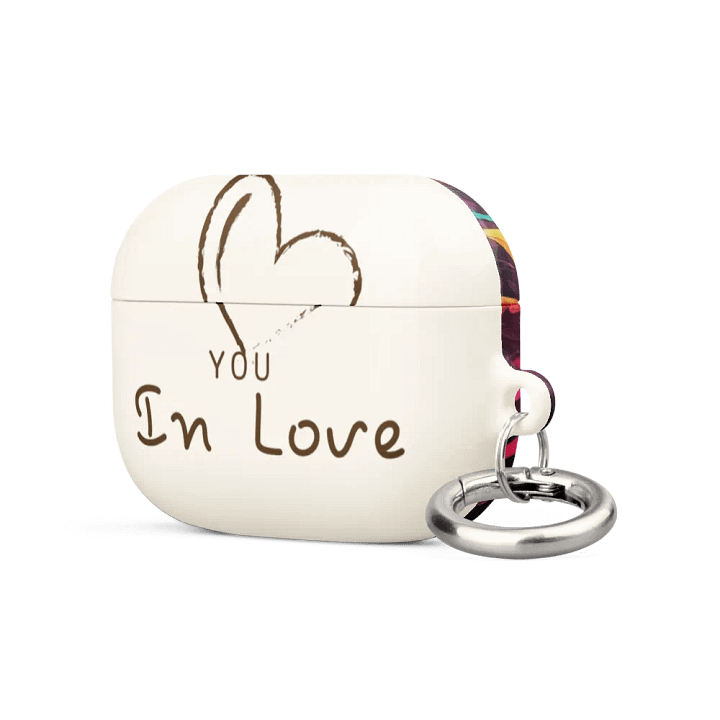 You In Love Heart All-Over Print AirPods® Case product image (9)