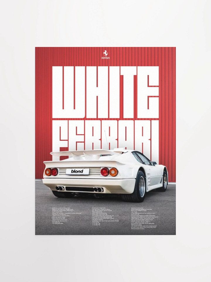 WHITE FERRARI product image (1)