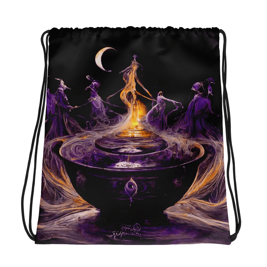 Ethereal Dance All-Over Drawstring Bag product image (1)