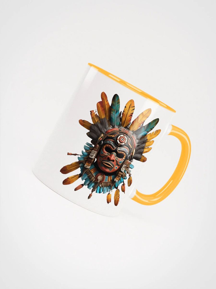 20 Ocelotl Cipactli Aztec Mask Mug product image (33)