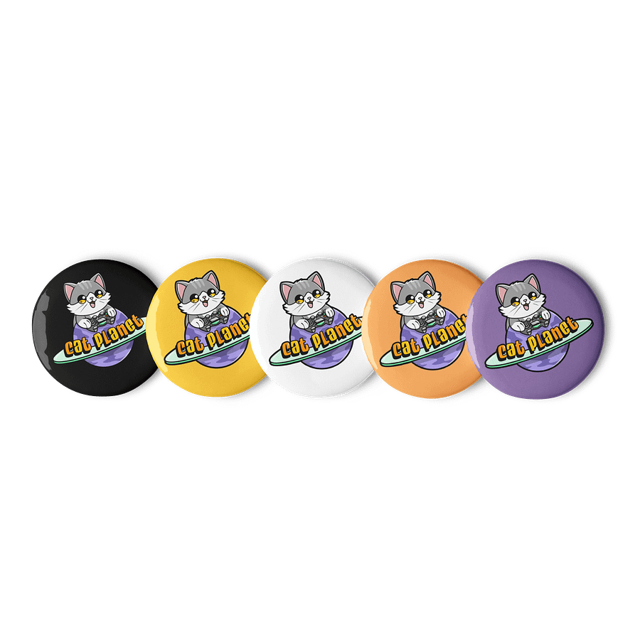 Cat Planet Button Set product image (1)