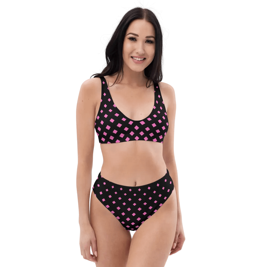Midnight Sparkle High Waisted Bikini Set product image (3)