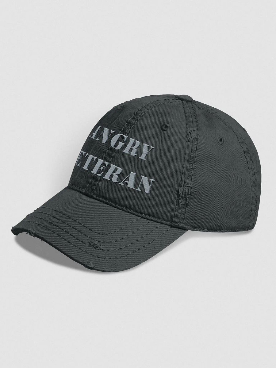 Angry Veteran Distressed Dad Hat product image (2)