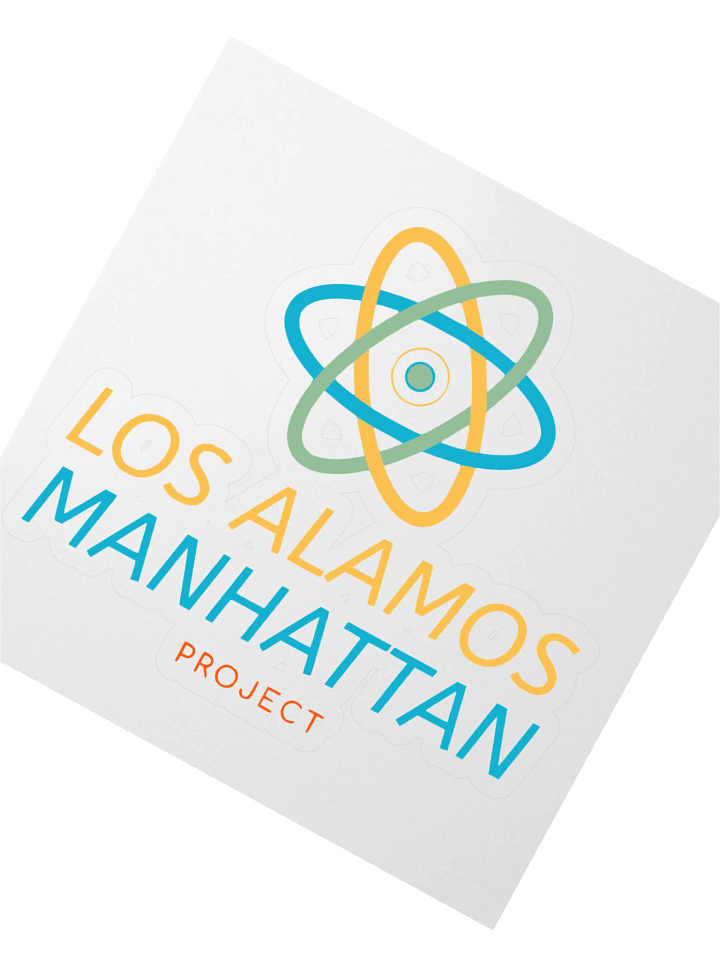 Los Alamos Manhattan Project Kiss Cut Sticker product image (2)