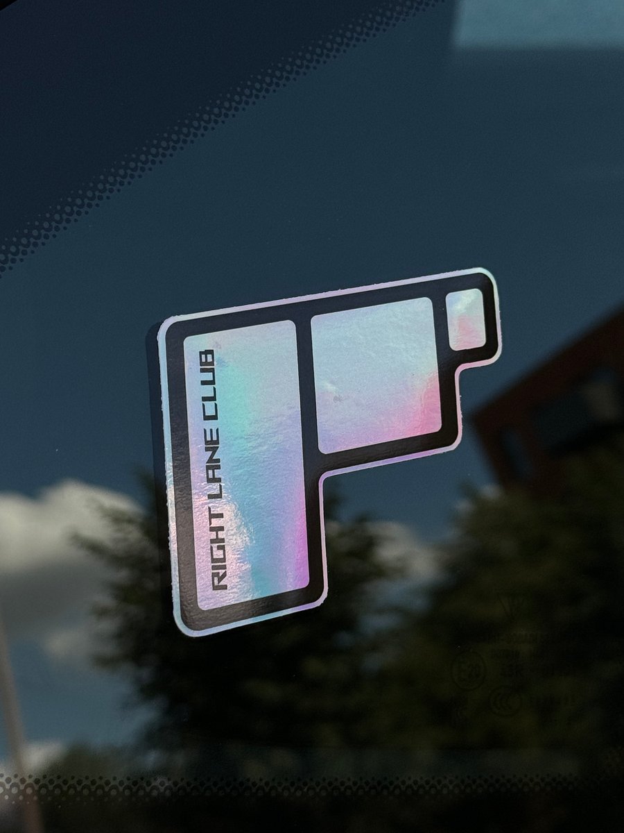 RLC Silver “Icon” Sticker - Iridescent product image (1)