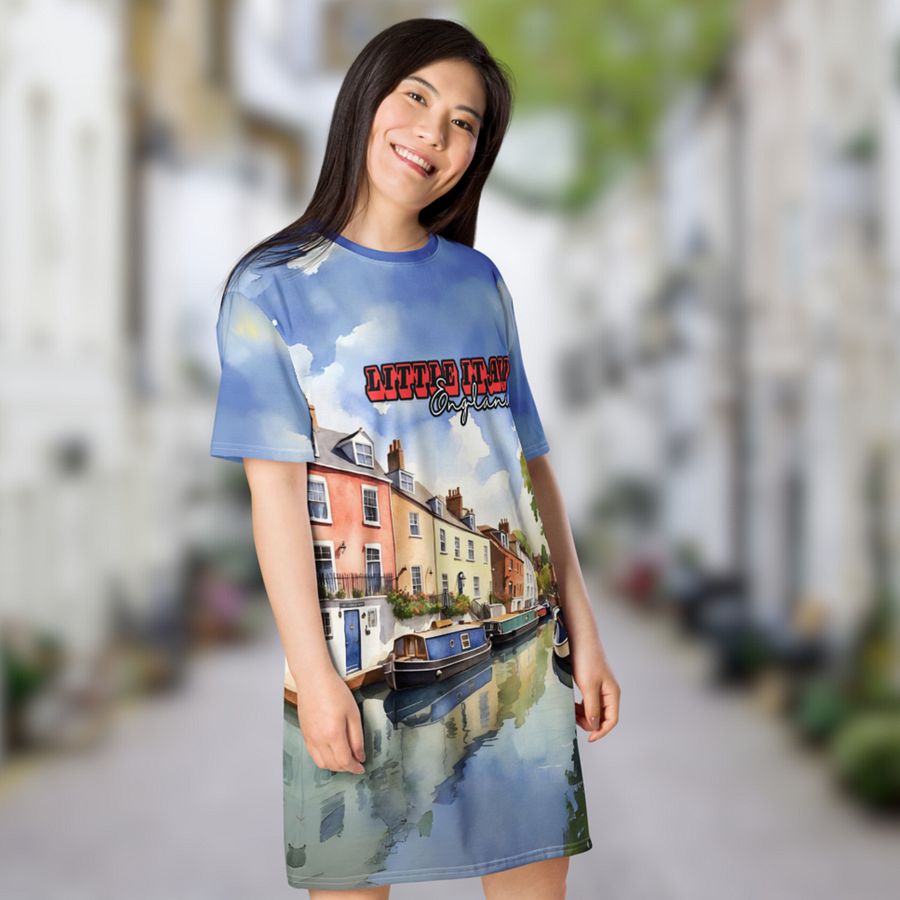 Little Italy - England - All Over Print - Watercolor - T-shirt Dress product image (4)